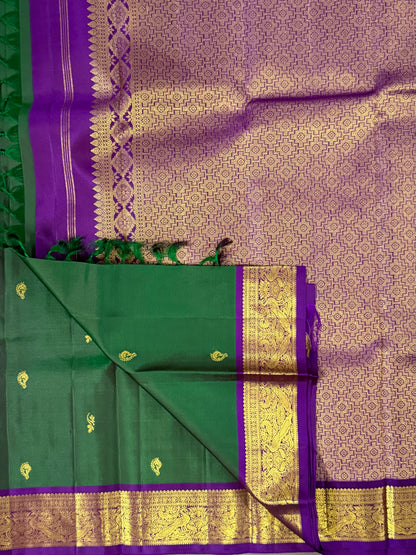 Swarnam KPS009 - Kanchipuram Pure Silk Saree