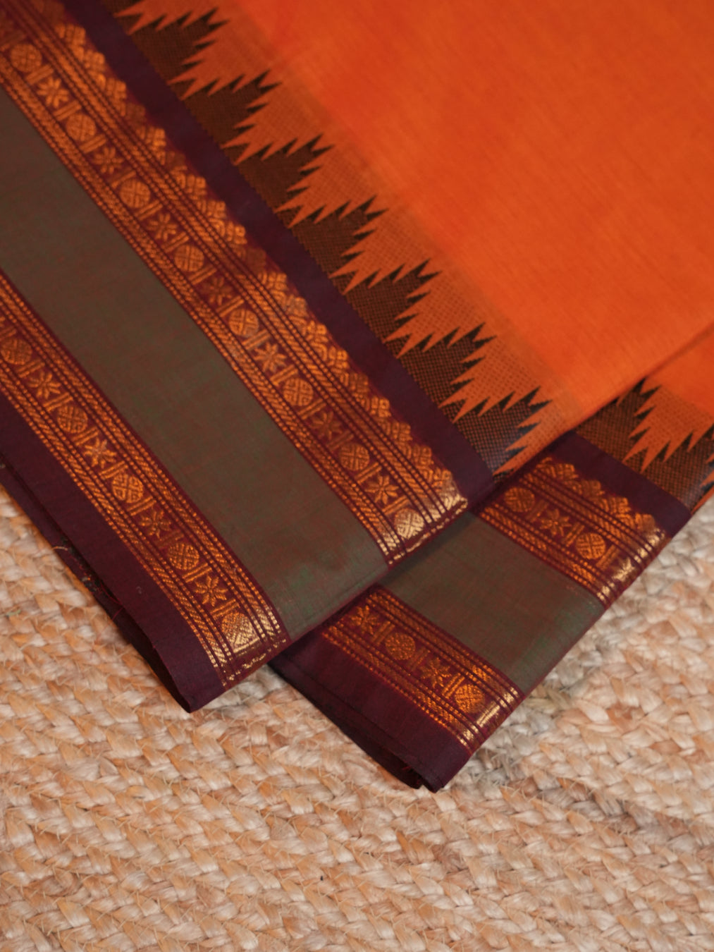 Raja Nilai CC 008 - Chettinad Cotton Saree