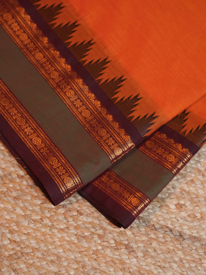Raja Nilai CC 008 - Chettinad Cotton Saree