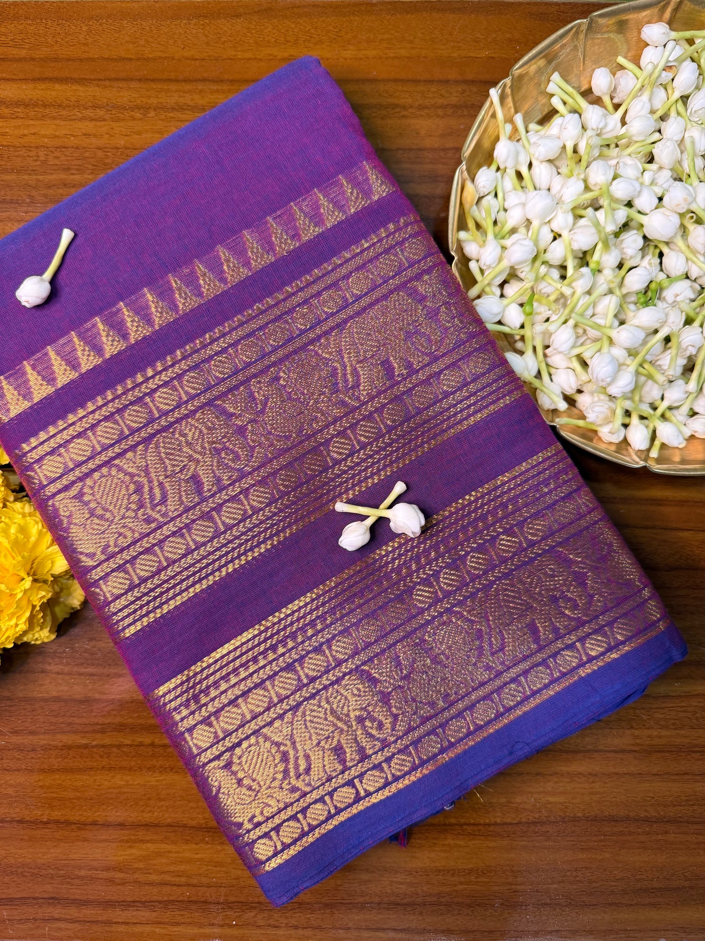 Parambariyam KC 016 - Kanchi Pure Cotton Saree