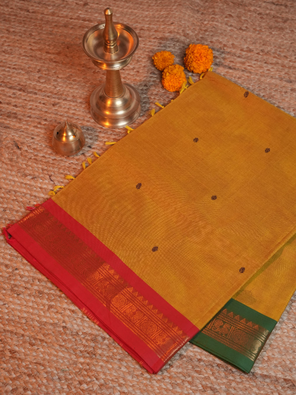 Raja Nilai CC 013 - Chettinad Cotton Saree