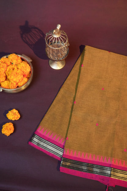 Raja Nilai CC 001 - Chettinad Cotton Saree