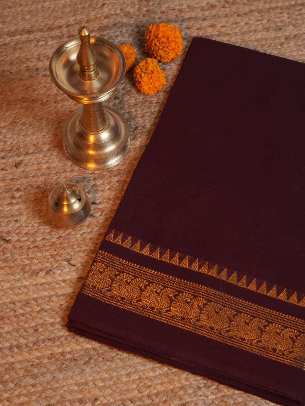 Raja Nilai CC 016 - Chettinad Cotton Saree
