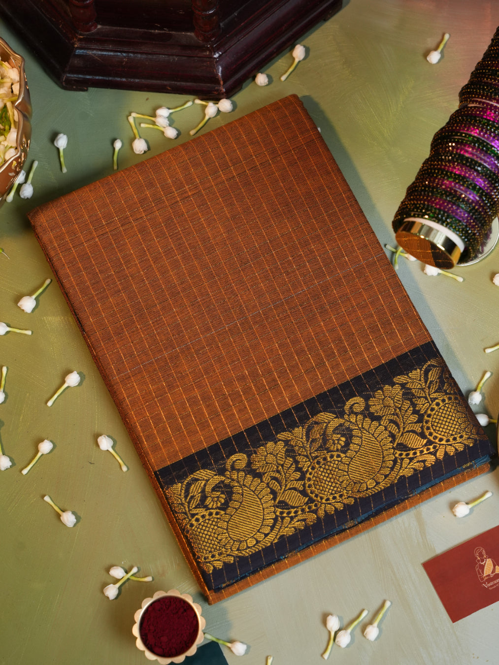 Vidumurai SCK 002 - Sungudi Cotton Kattam Saree