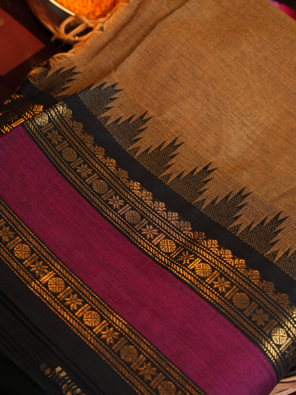 Raja Nilai CC 009 - Chettinad Cotton Saree