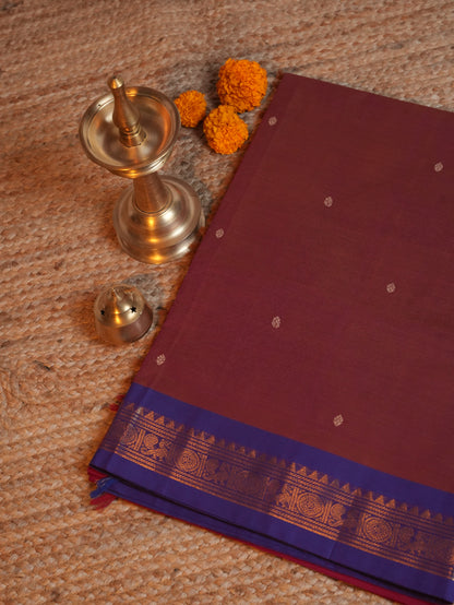 Raja Nilai CC 018 - Chettinad Cotton Saree