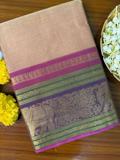 Parambariyam KC 010 - Kanchi Pure Cotton Saree