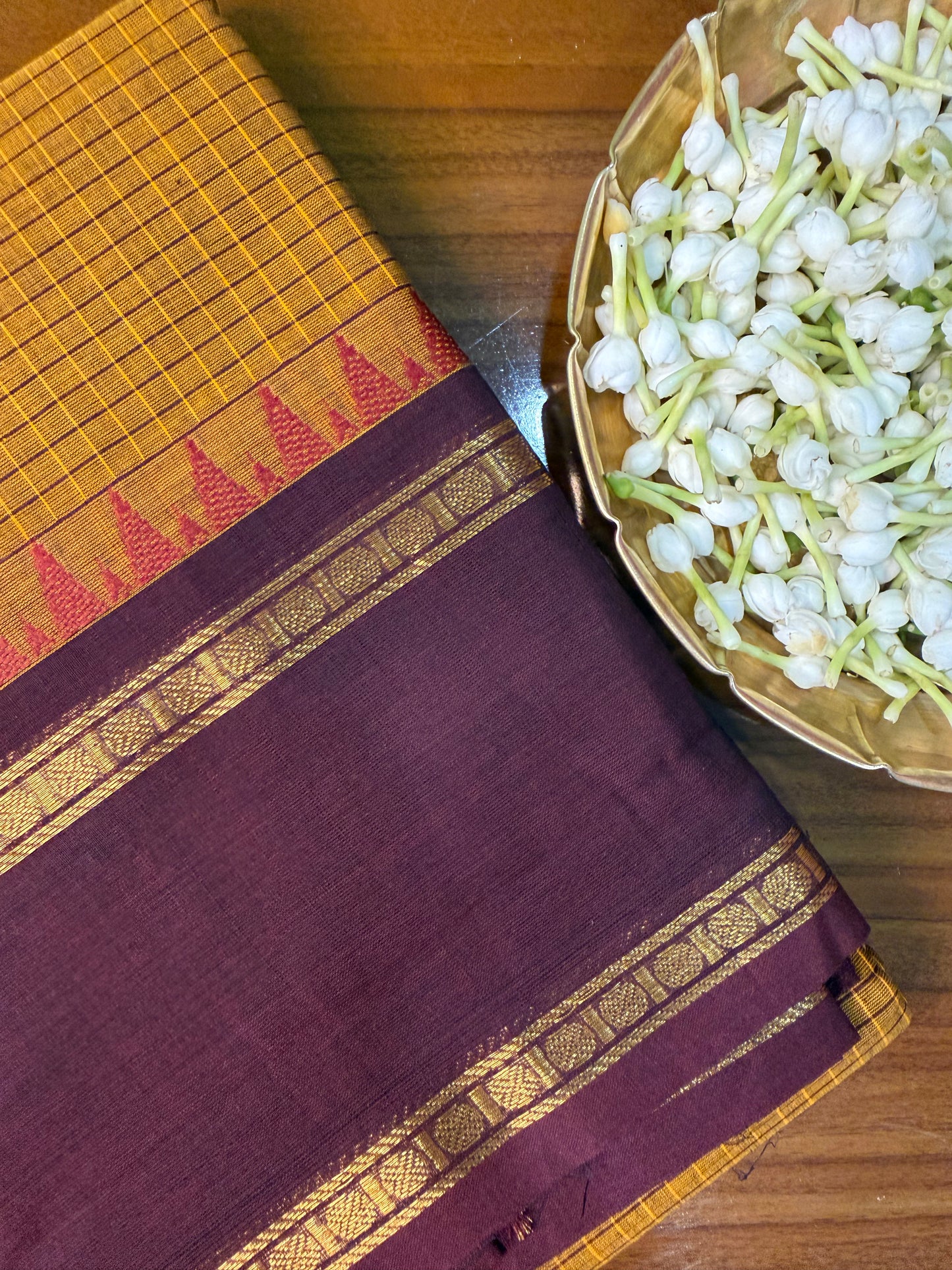 Parambariyam KC 005 - Kanchi Pure Cotton Saree