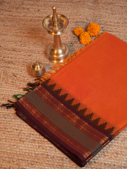 Raja Nilai CC 008 - Chettinad Cotton Saree