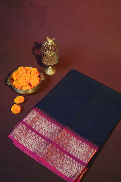 Raja Nilai CC 003 - Chettinad Cotton Saree