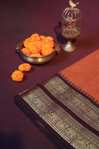 Raja Nilai CC 004 - Chettinad Cotton Saree