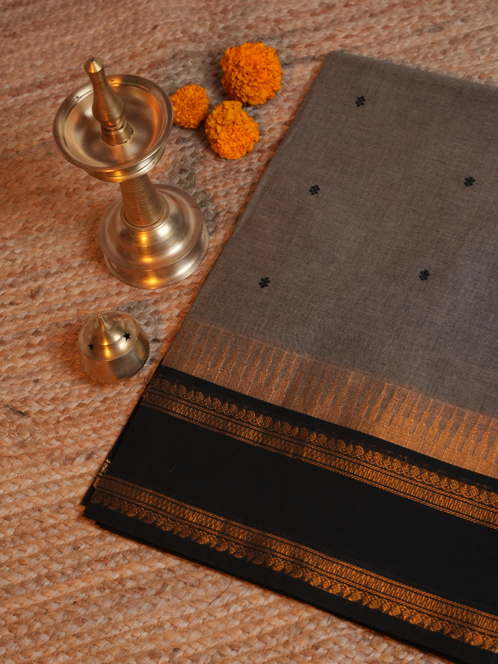 Raja Nilai CC 019 - Chettinad Cotton Saree