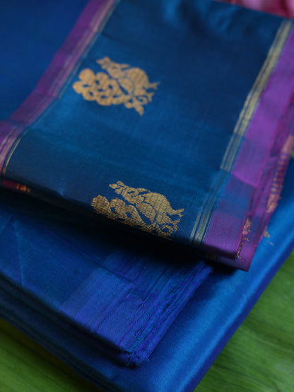 Polivu PS 005 - Pure Soft Silk Saree