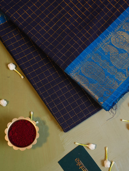 Vidumurai SCK 005 - Sungudi Cotton Kattam Saree