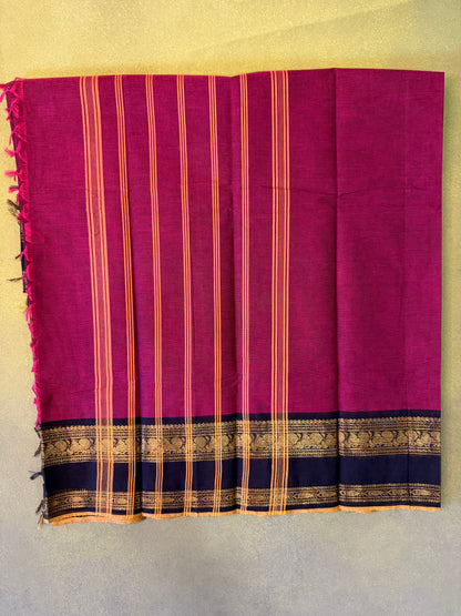 Parambariyam KC 006 - Kanchi Pure Cotton Saree