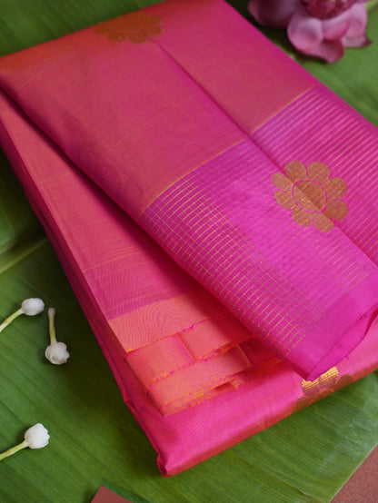 Polivu PS 001 - Pure Soft Silk Saree