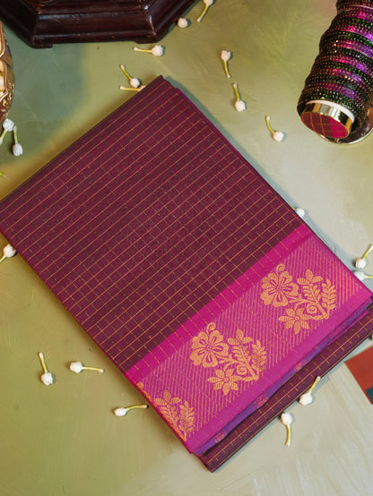 Vidumurai SCK 001 - Sungudi Cotton Kattam Saree