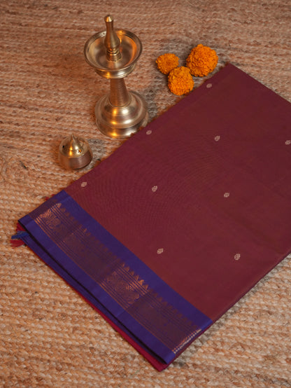 Raja Nilai CC 018 - Chettinad Cotton Saree