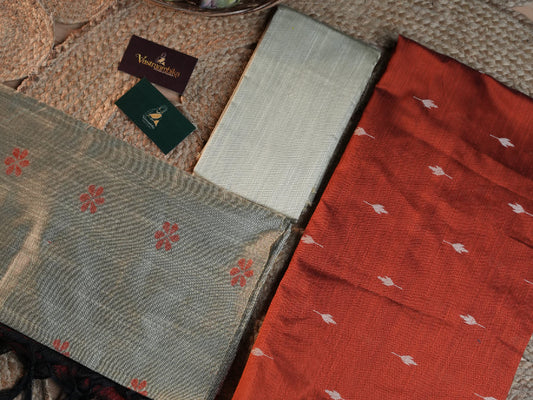 Maalai RSC 012 - Semi Raw Silk Salwar