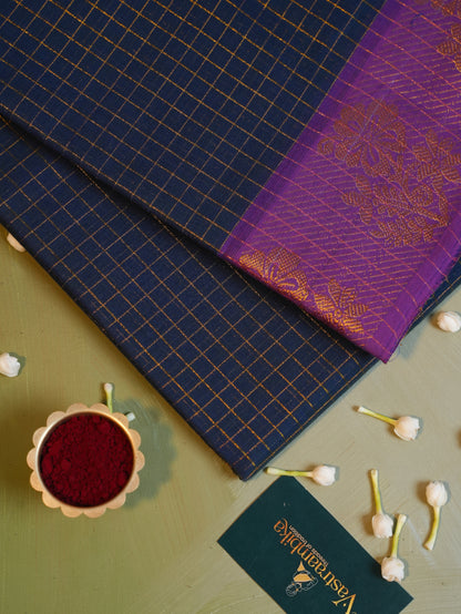 Vidumurai SCK 006 - Sungudi Cotton Kattam Saree