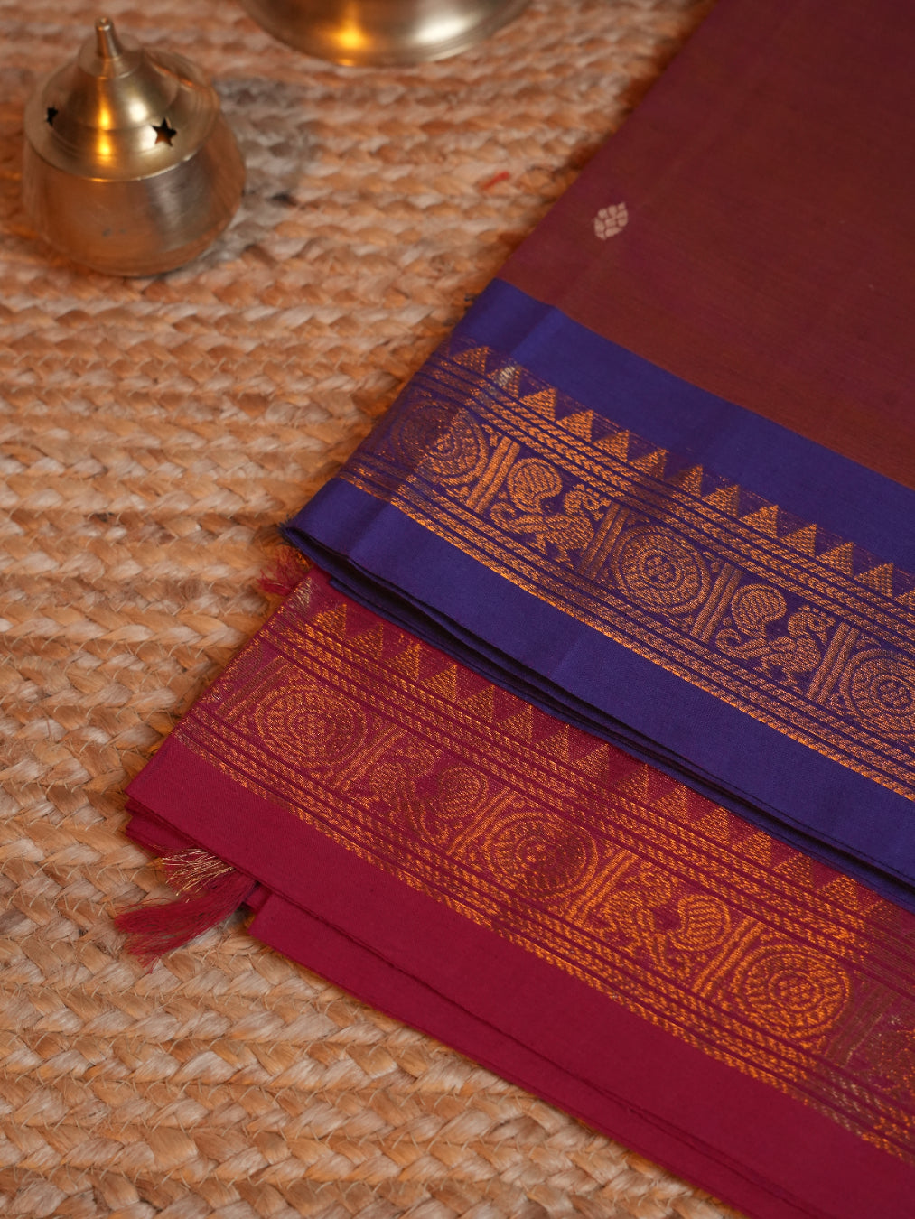 Raja Nilai CC 018 - Chettinad Cotton Saree