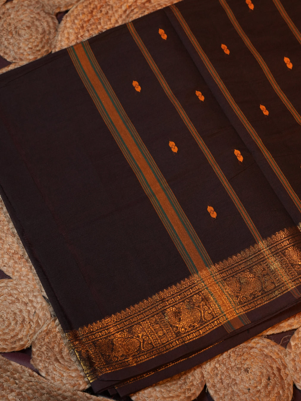 Raja Nilai CC 014 - Chettinad Cotton Saree