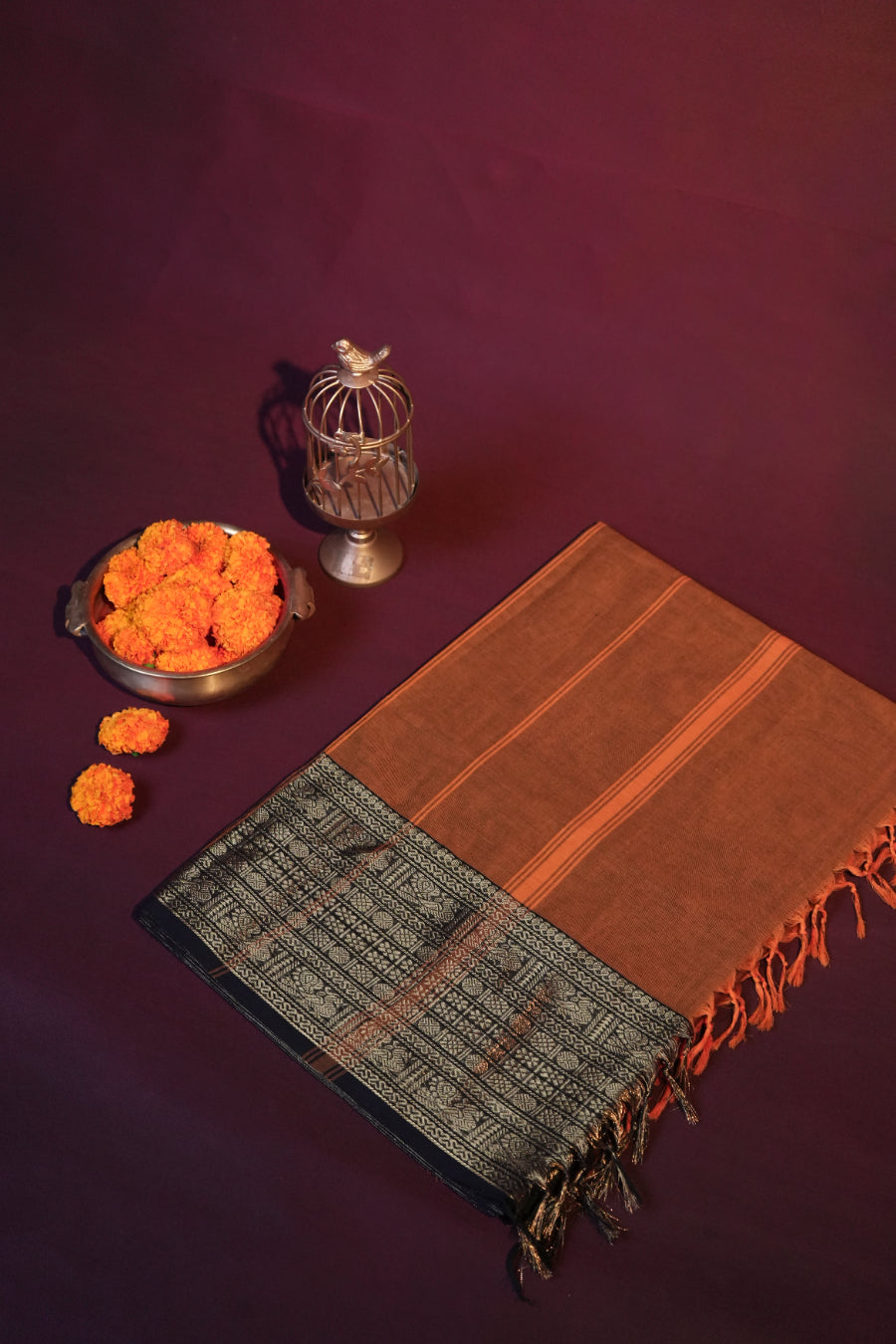 Raja Nilai CC 006- Chettinad Cotton Saree