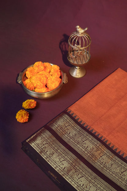 Raja Nilai CC 004 - Chettinad Cotton Saree