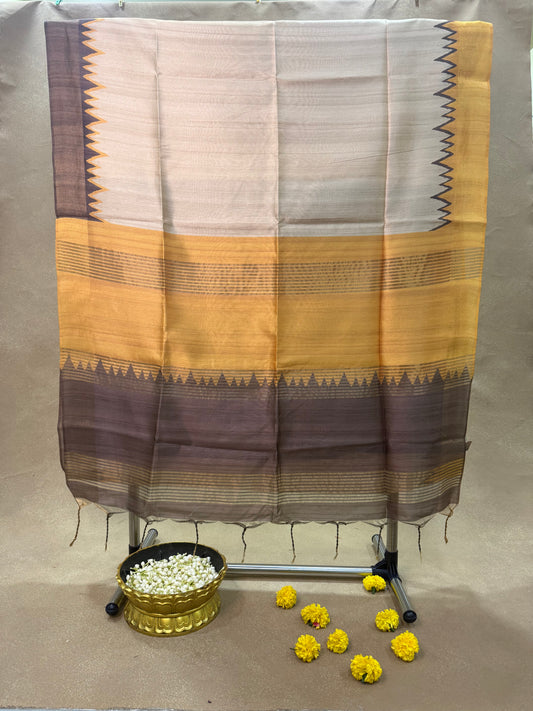 ST 008 - Semi Tussar Silk Saree