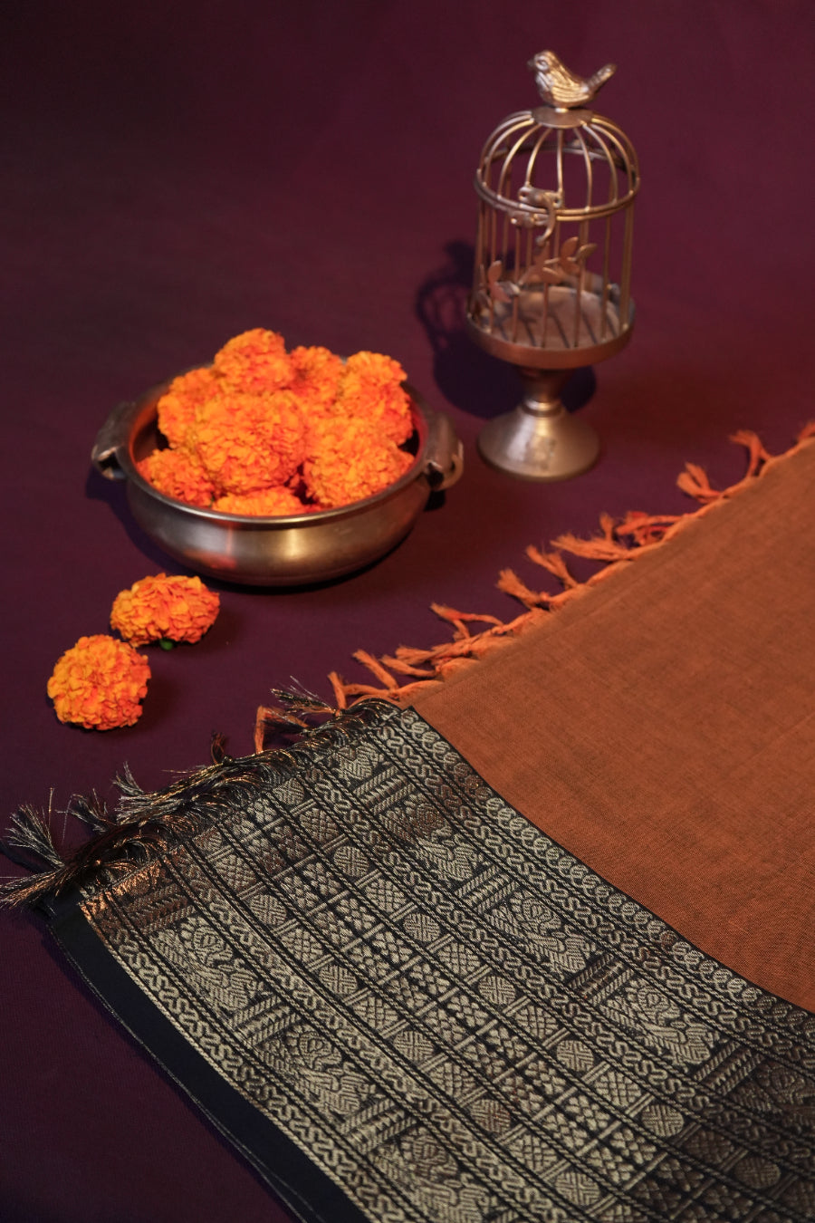 Raja Nilai CC 006- Chettinad Cotton Saree
